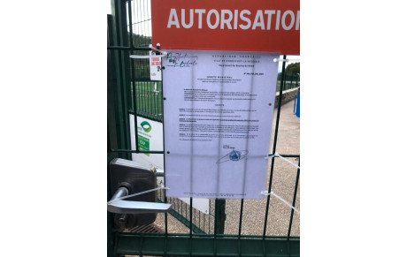 FERMETURE PROVISOIRE DU STADE
